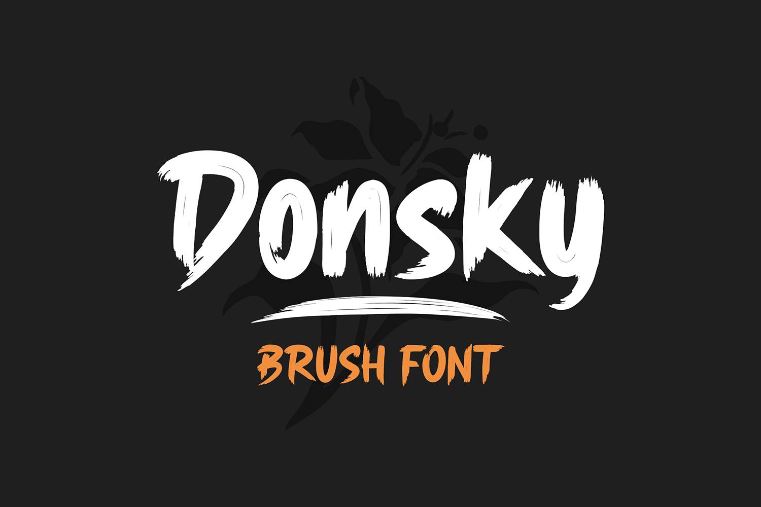 Donsky Font sample