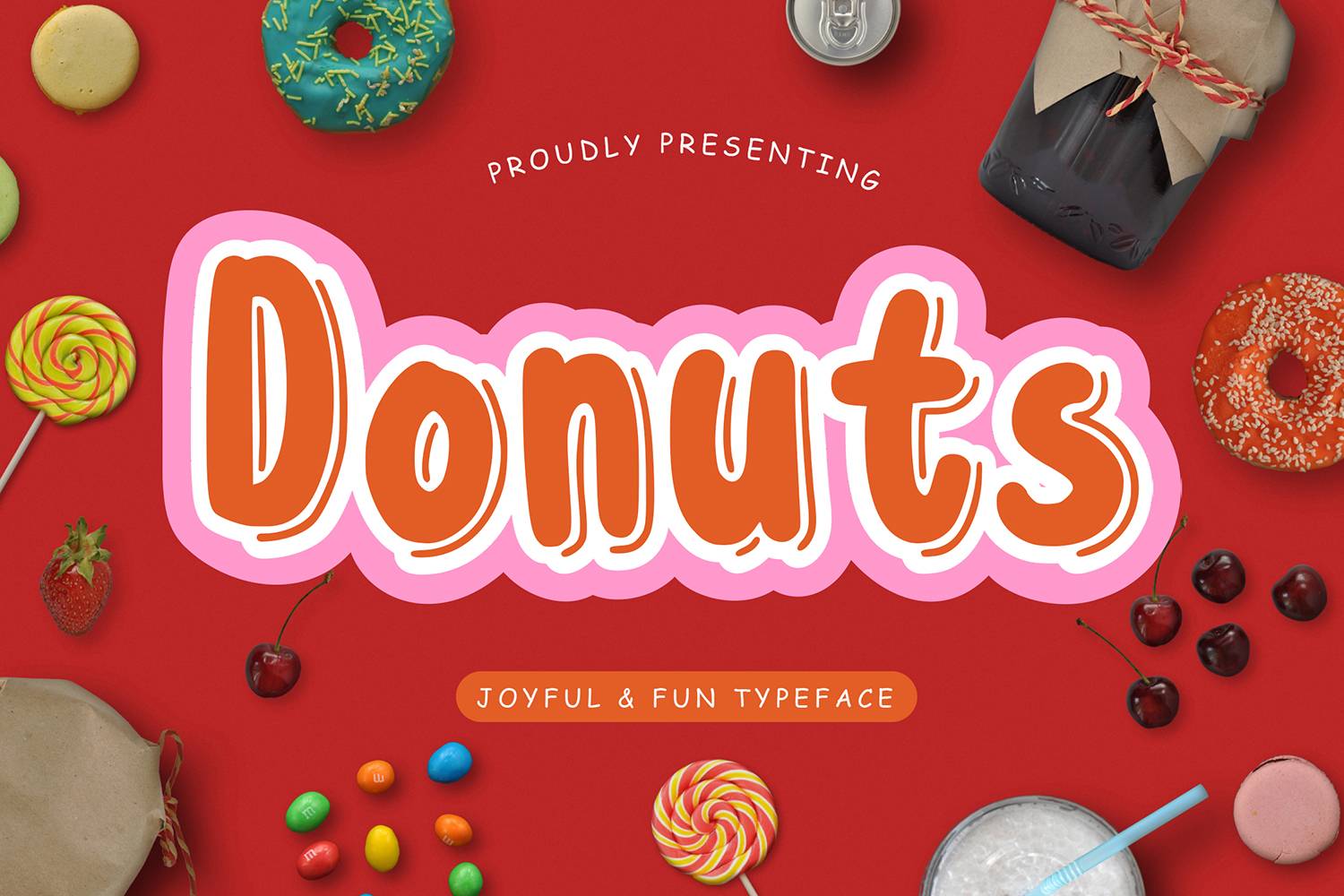 Donuts Font sample