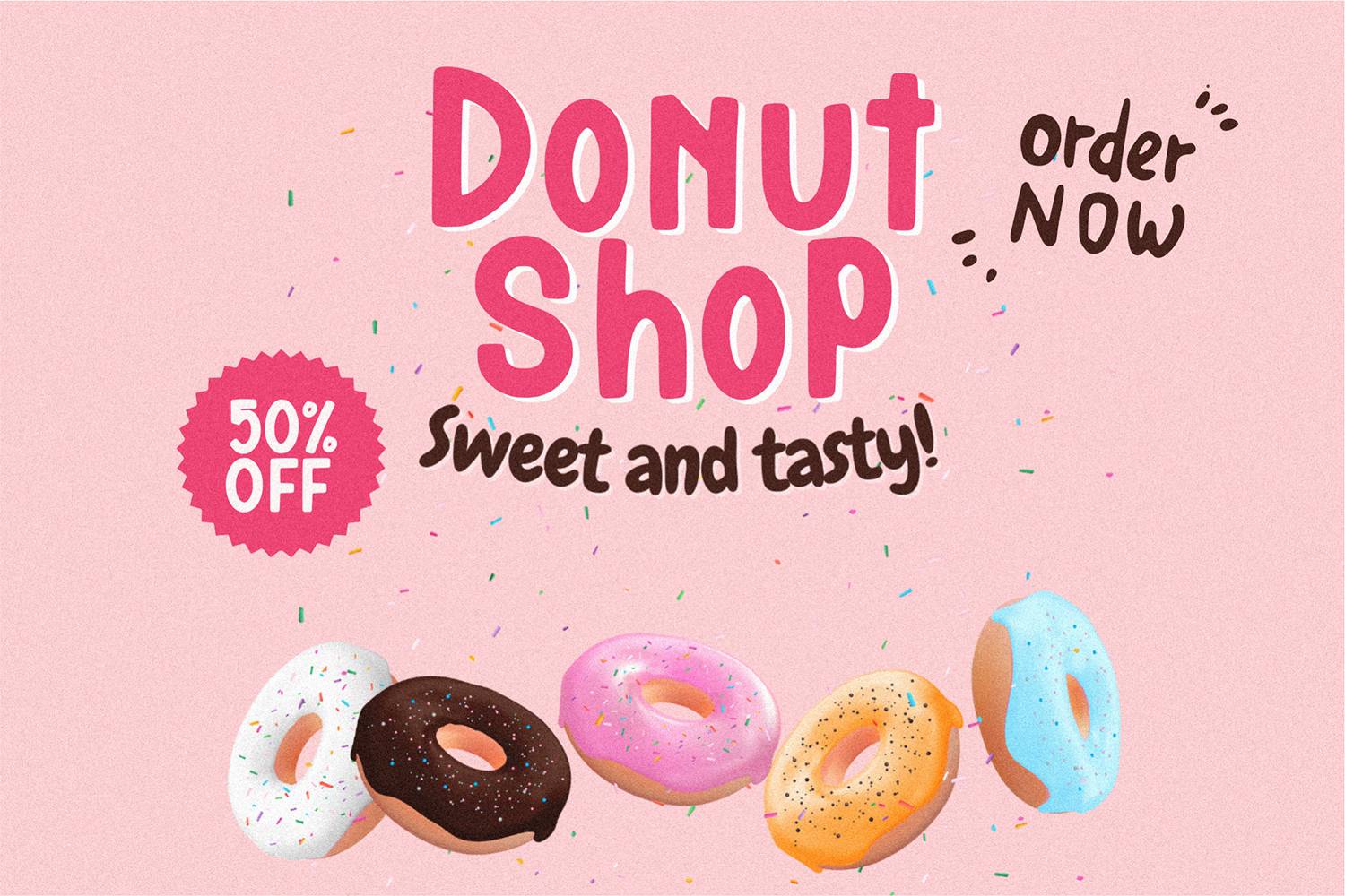 Donuts Snacky Font sample