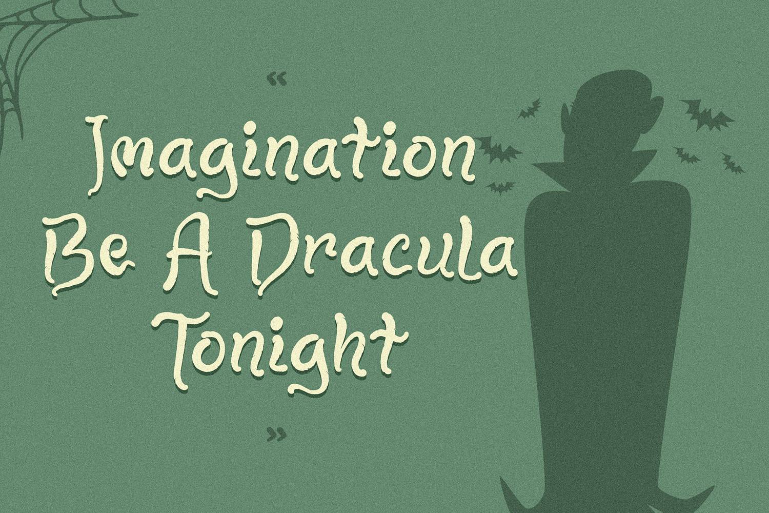 Drakula Manja Font sample