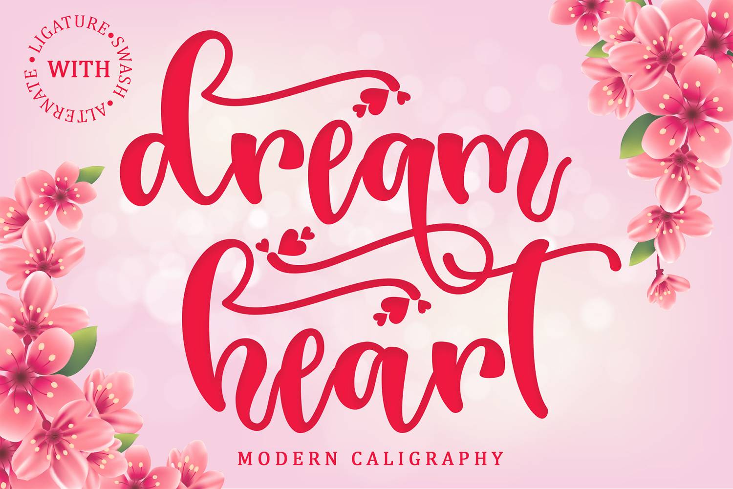 Dream Heart Font sample