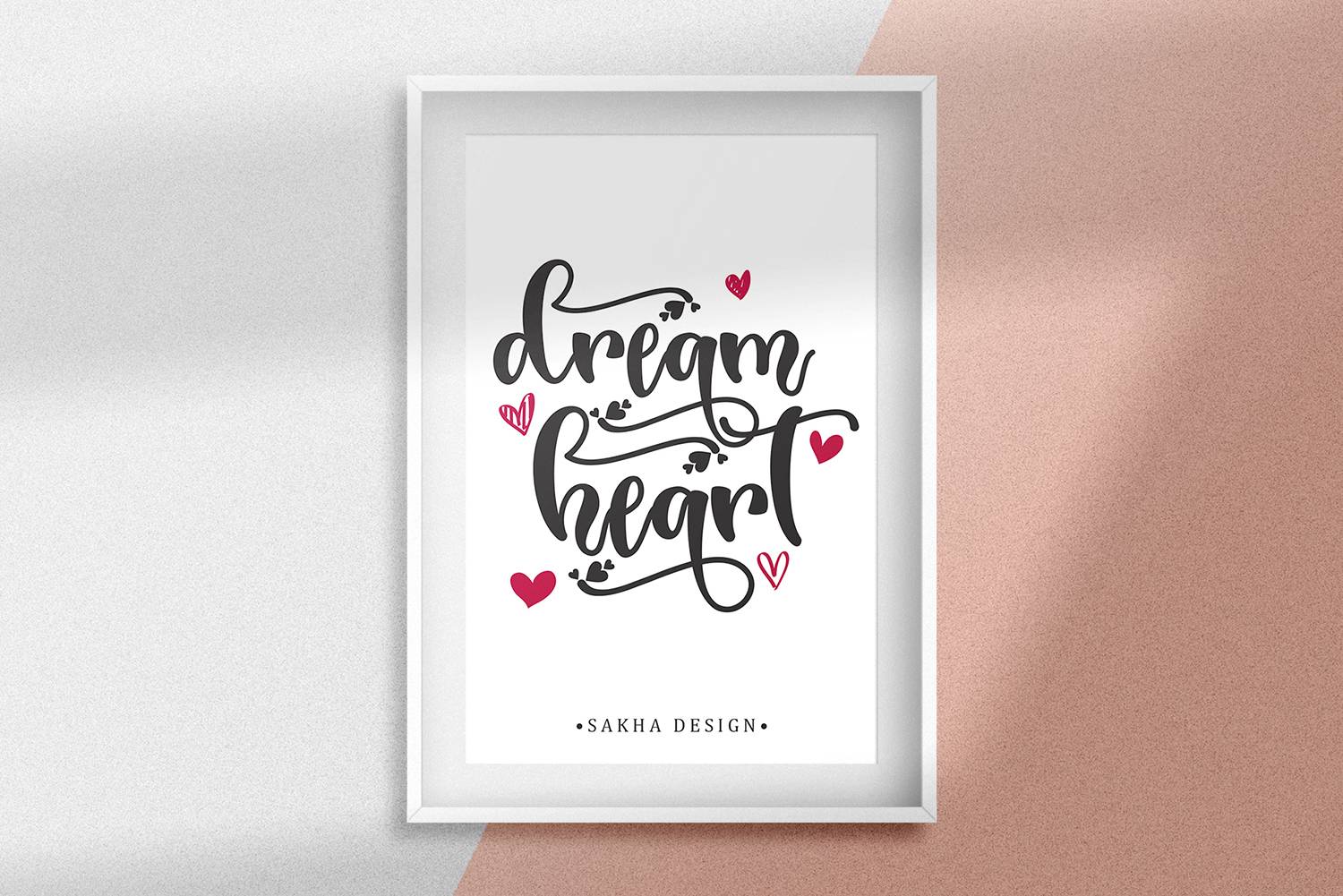 Dream Heart Font sample