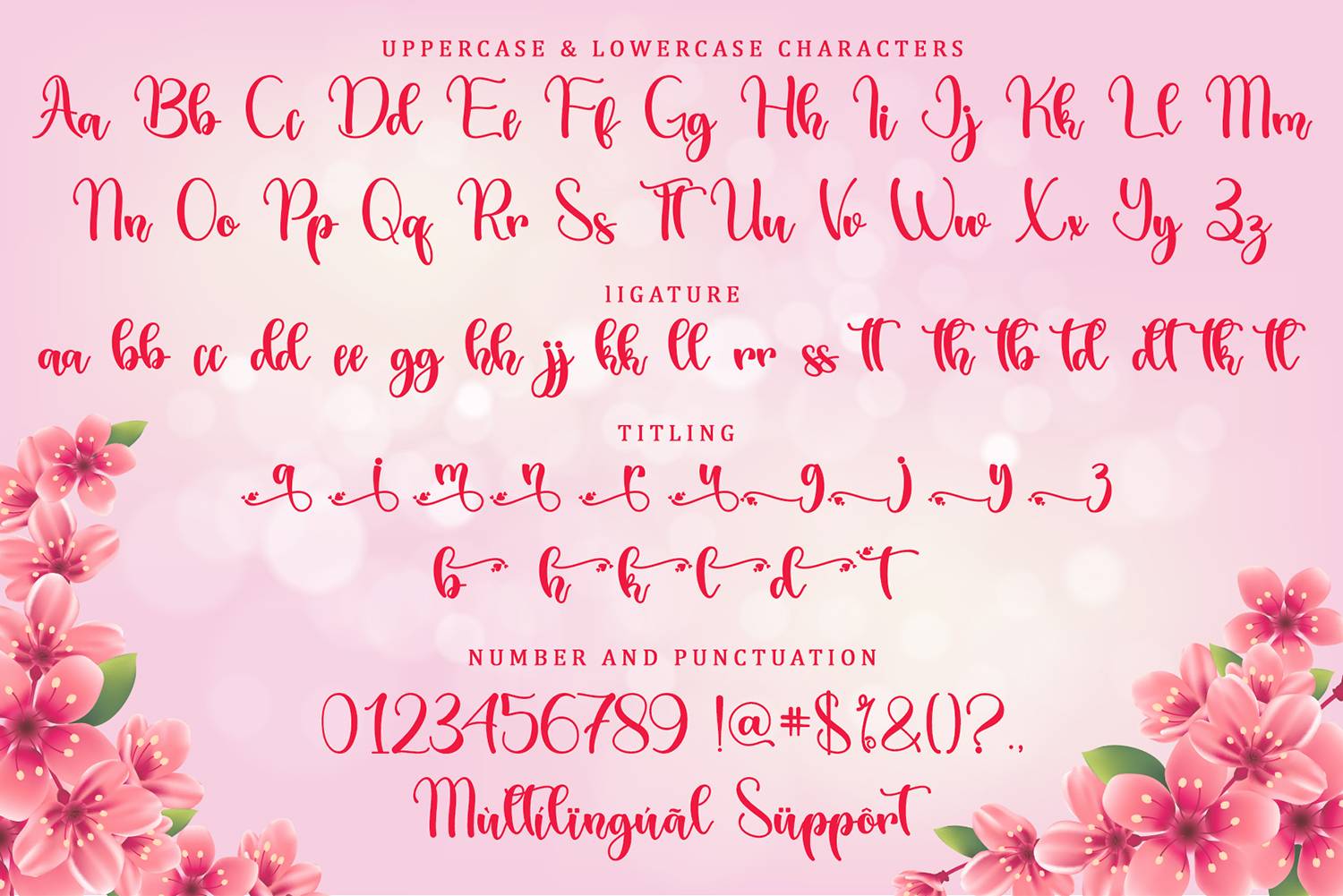Dream Heart Font sample