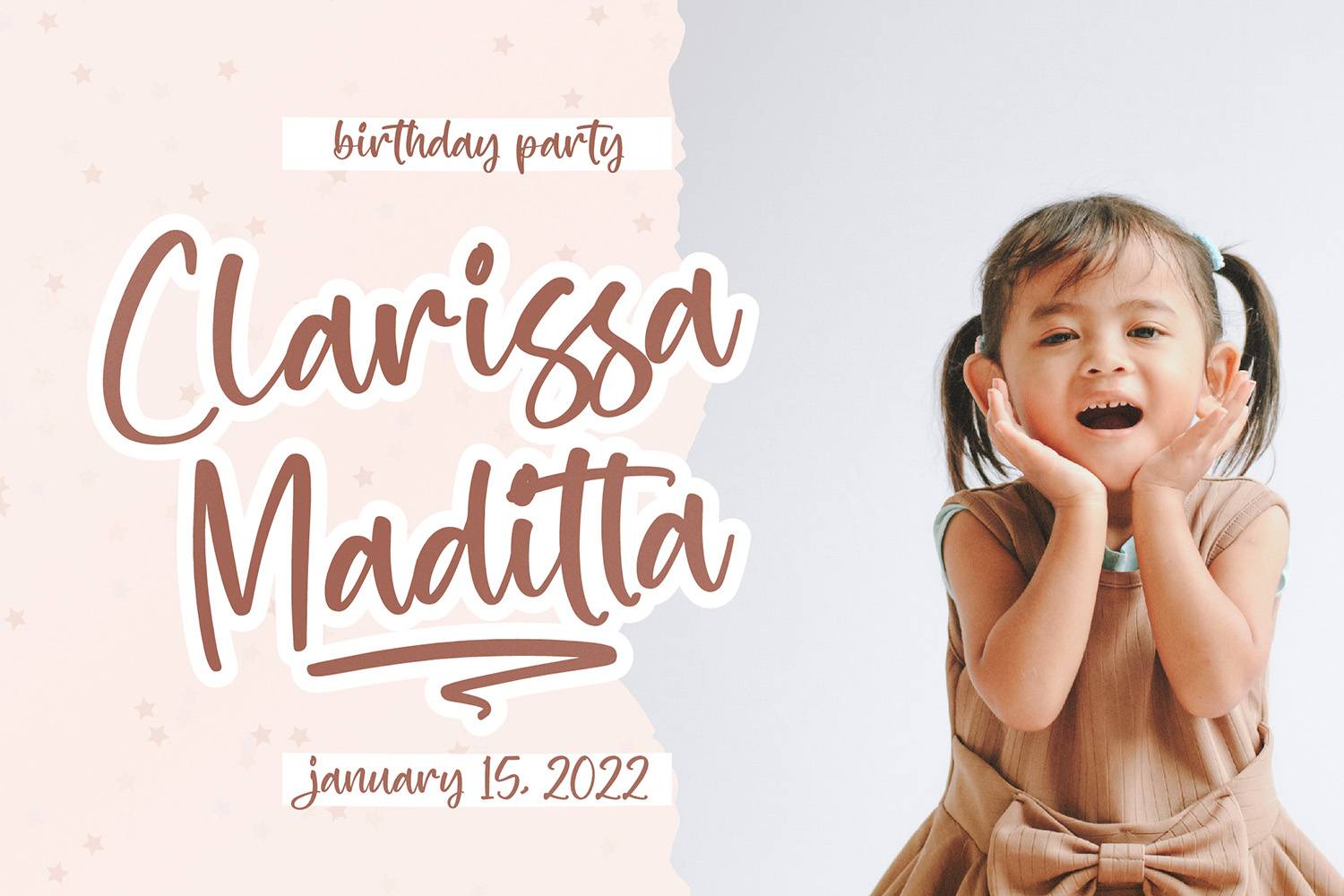 Dreams and Imagine Font sample