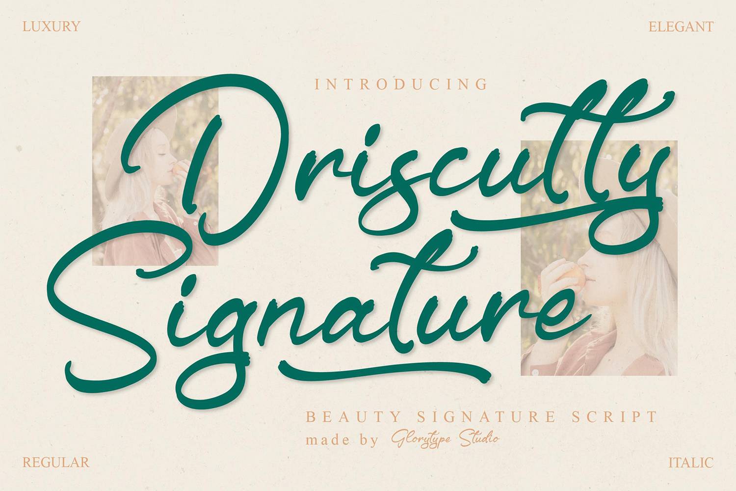 Driscutty Font sample