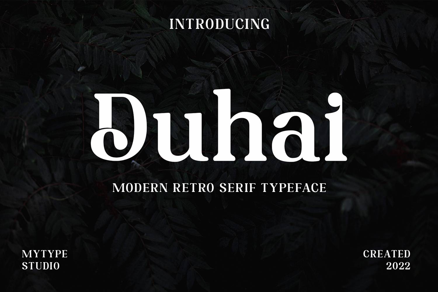 Duhai Font sample