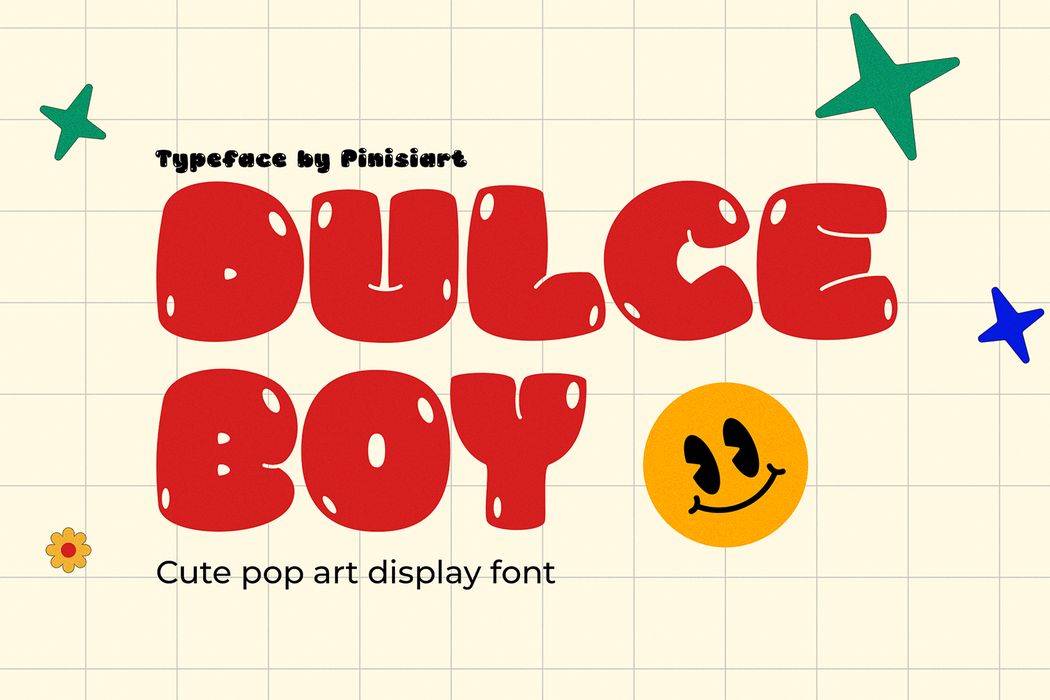 Dulce Boy Font sample