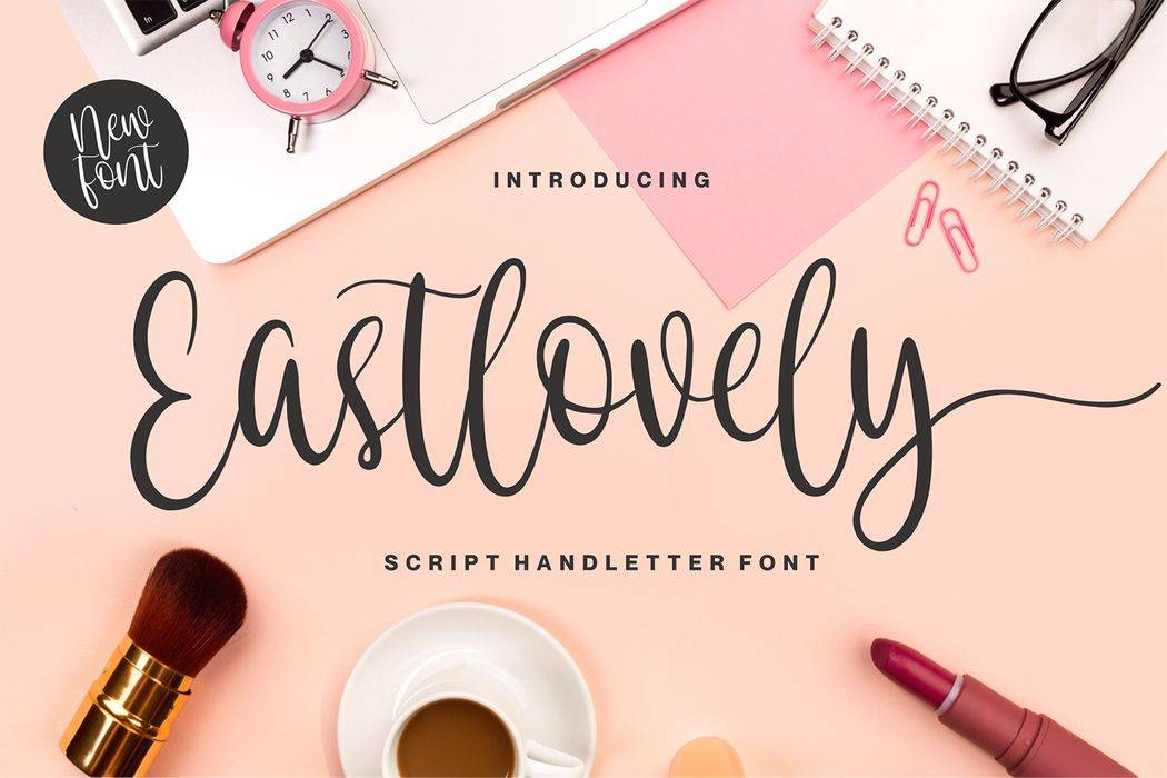 Eastlovely Font sample
