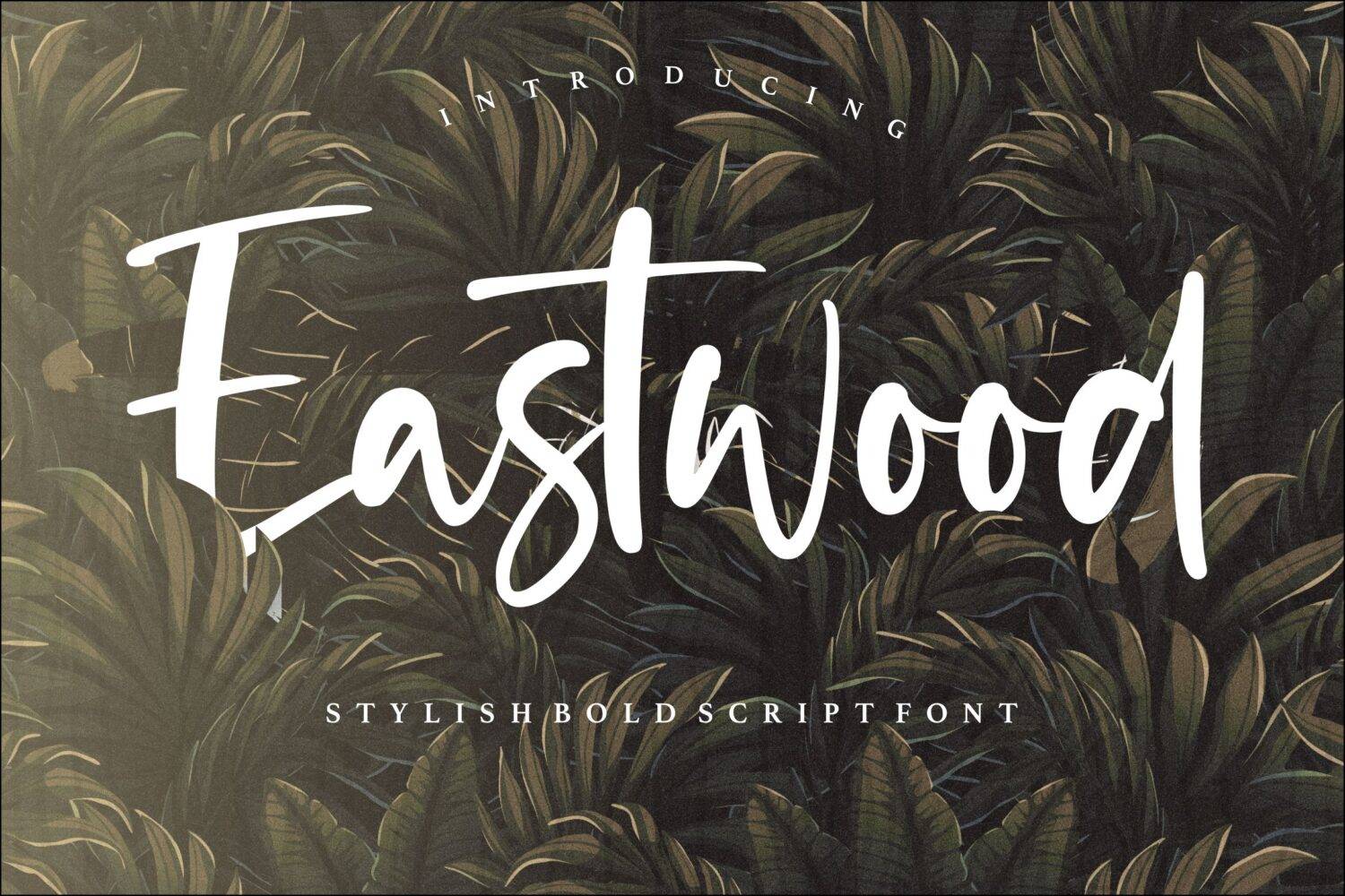 Eastwood Stylish Bold Script Font sample