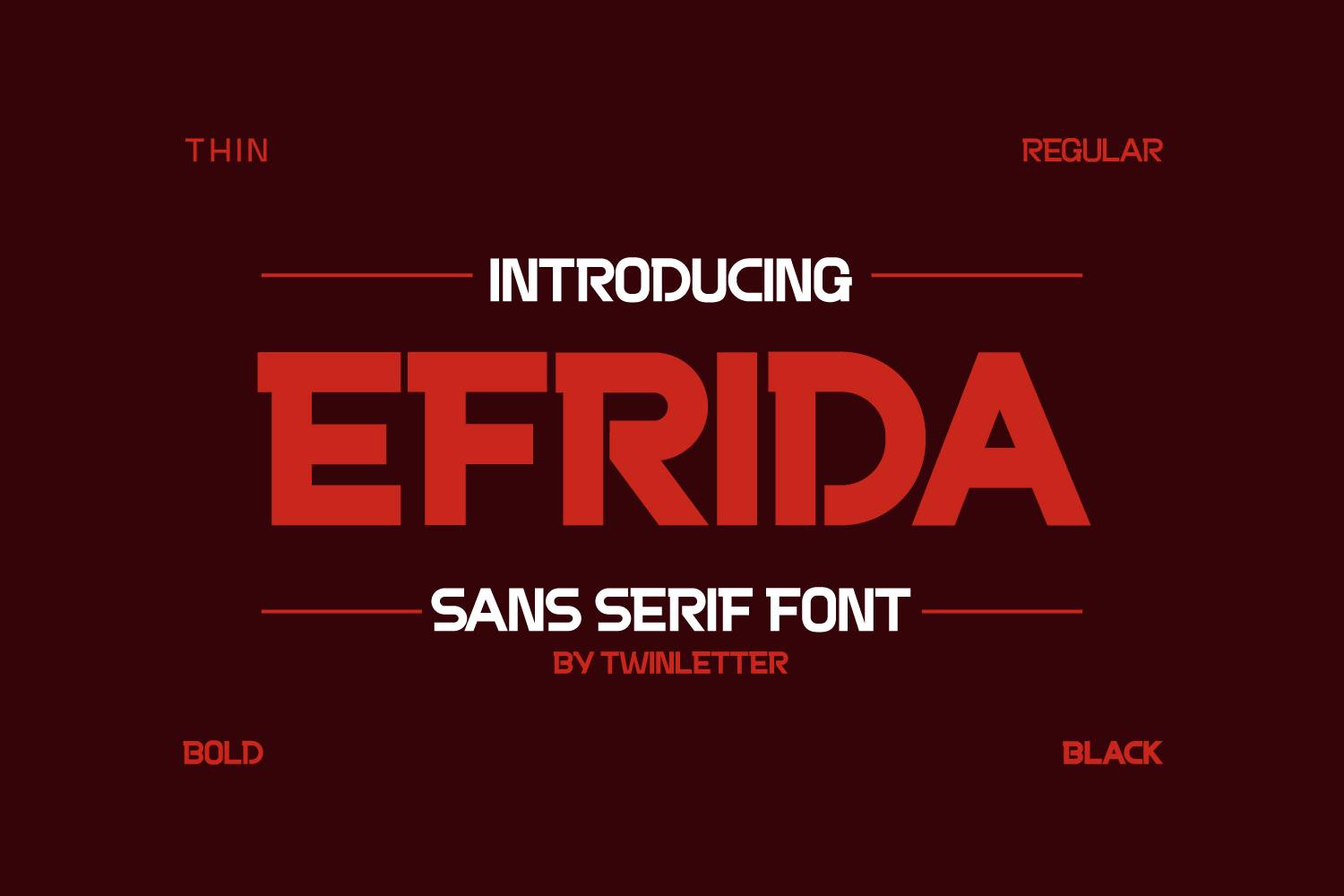 Efrida Font sample