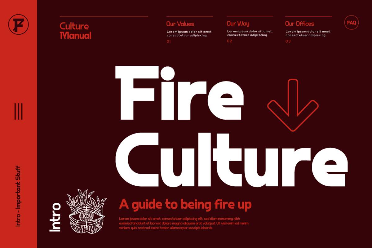 Efrida Font sample