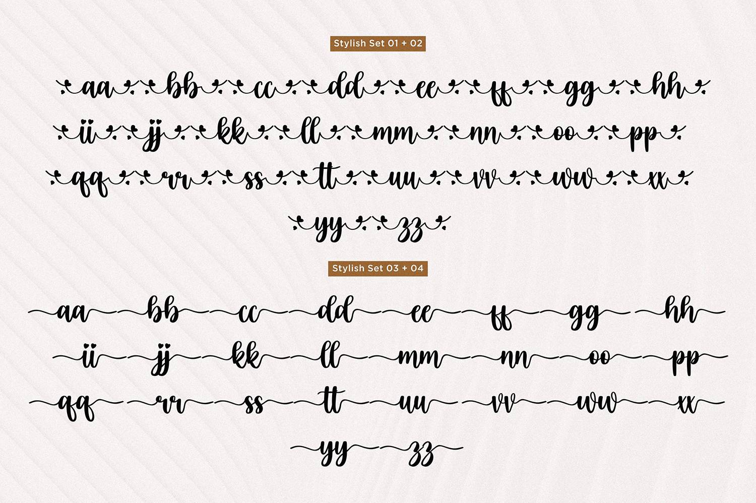 Eilysa Luise Font sample