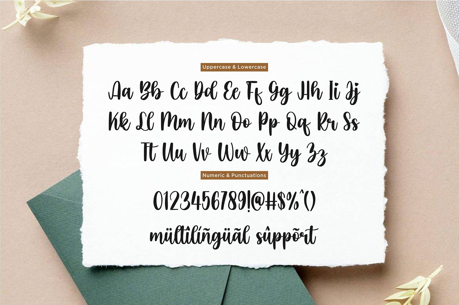 Eilysa Luise Font sample