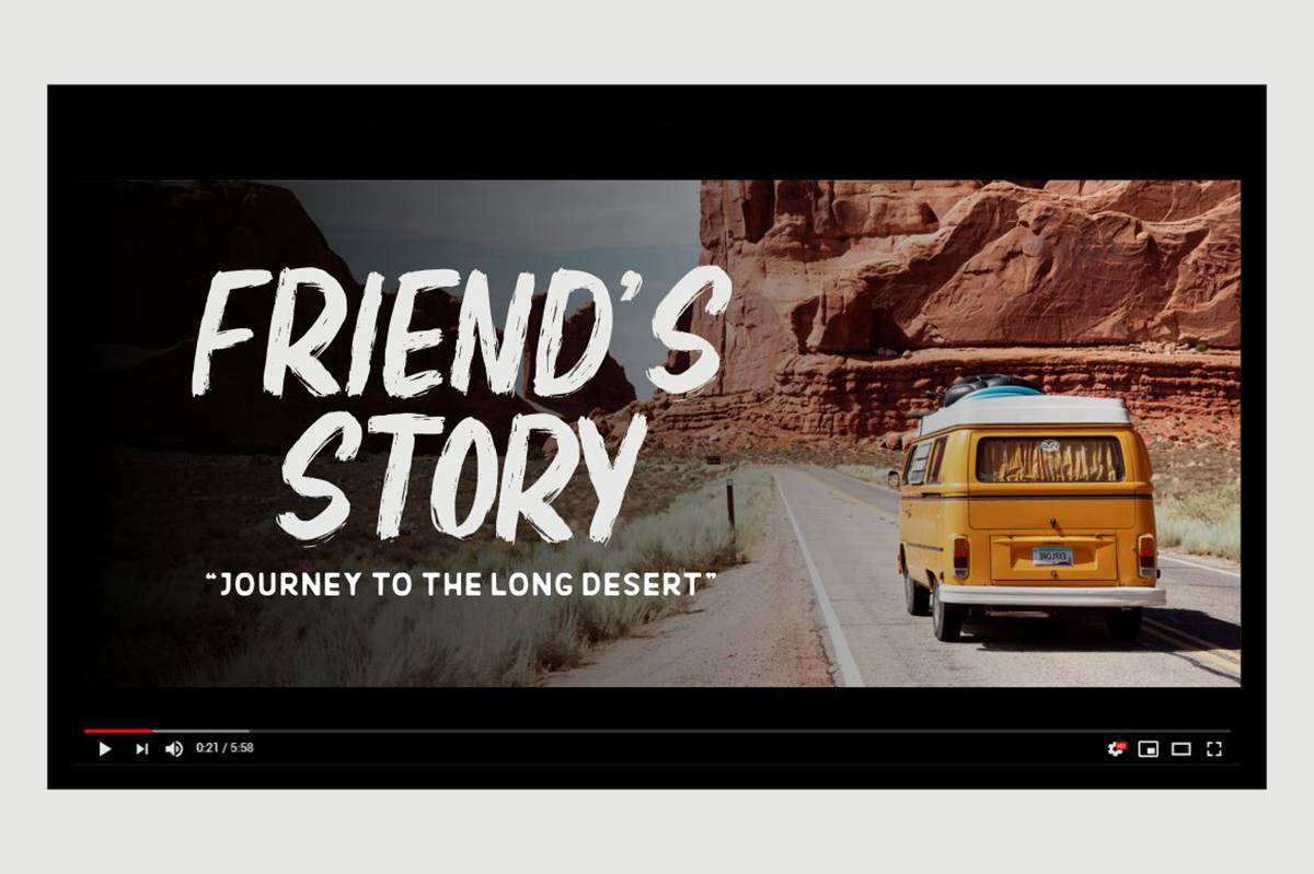 Elbrush Font sample