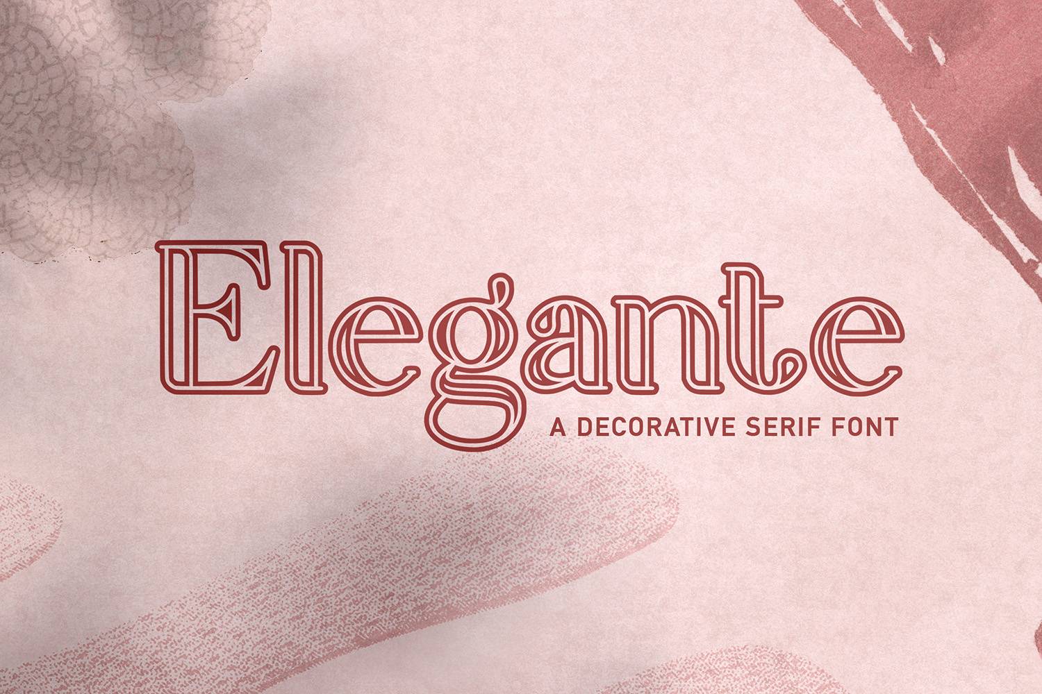 Elegante Font sample