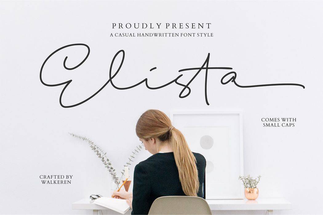 Elista Font sample