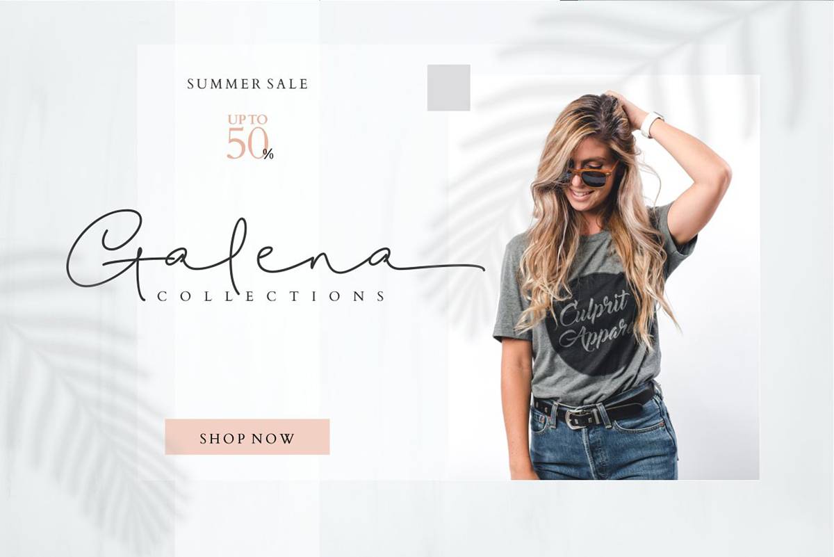 Elista Font sample