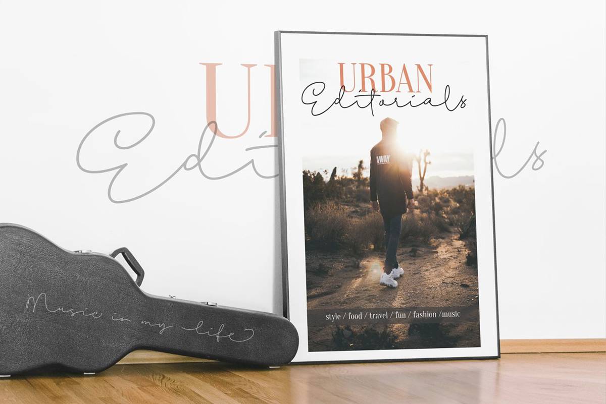 Elista Font sample