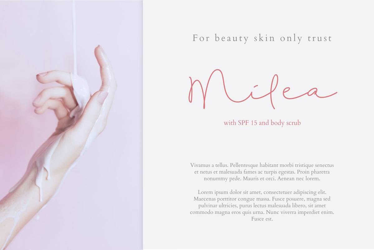 Elista Font sample