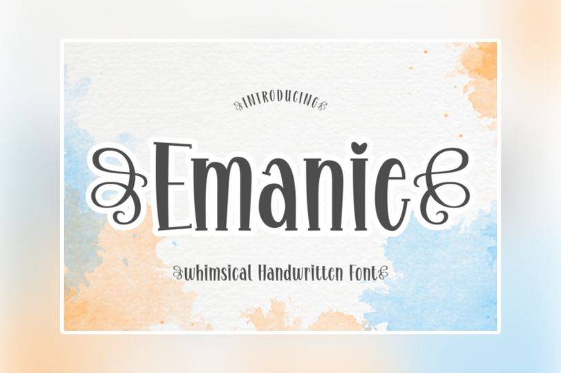 Emanie Font sample
