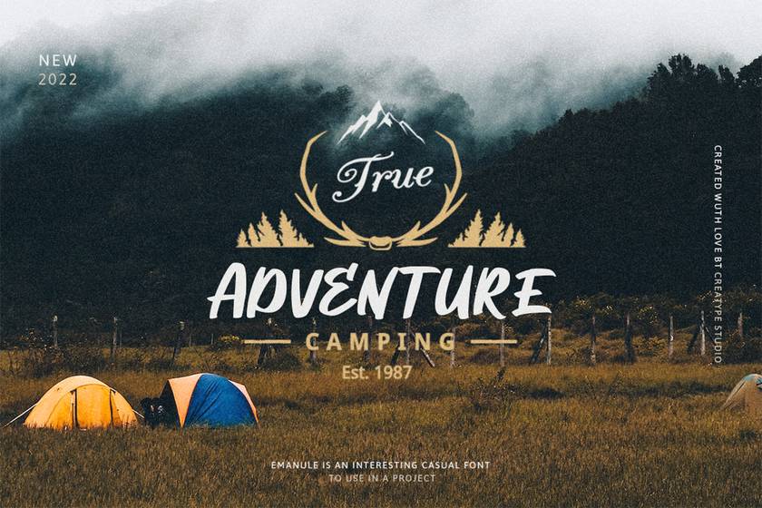 Emanule Font sample
