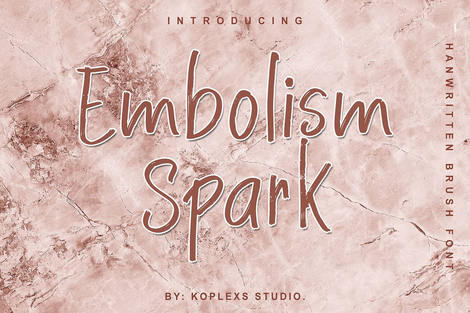 Embolism Spark Font sample