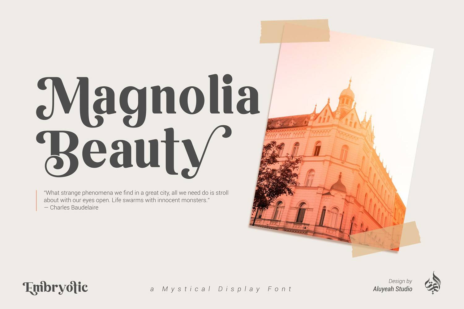 Embryotic Font sample