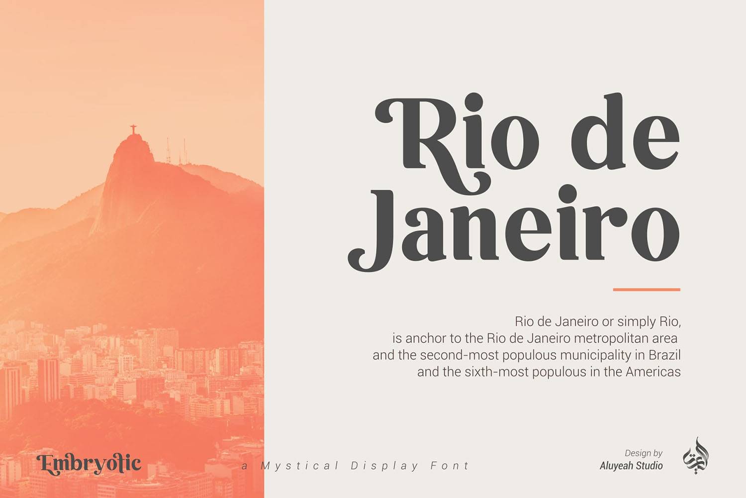 Embryotic Font sample