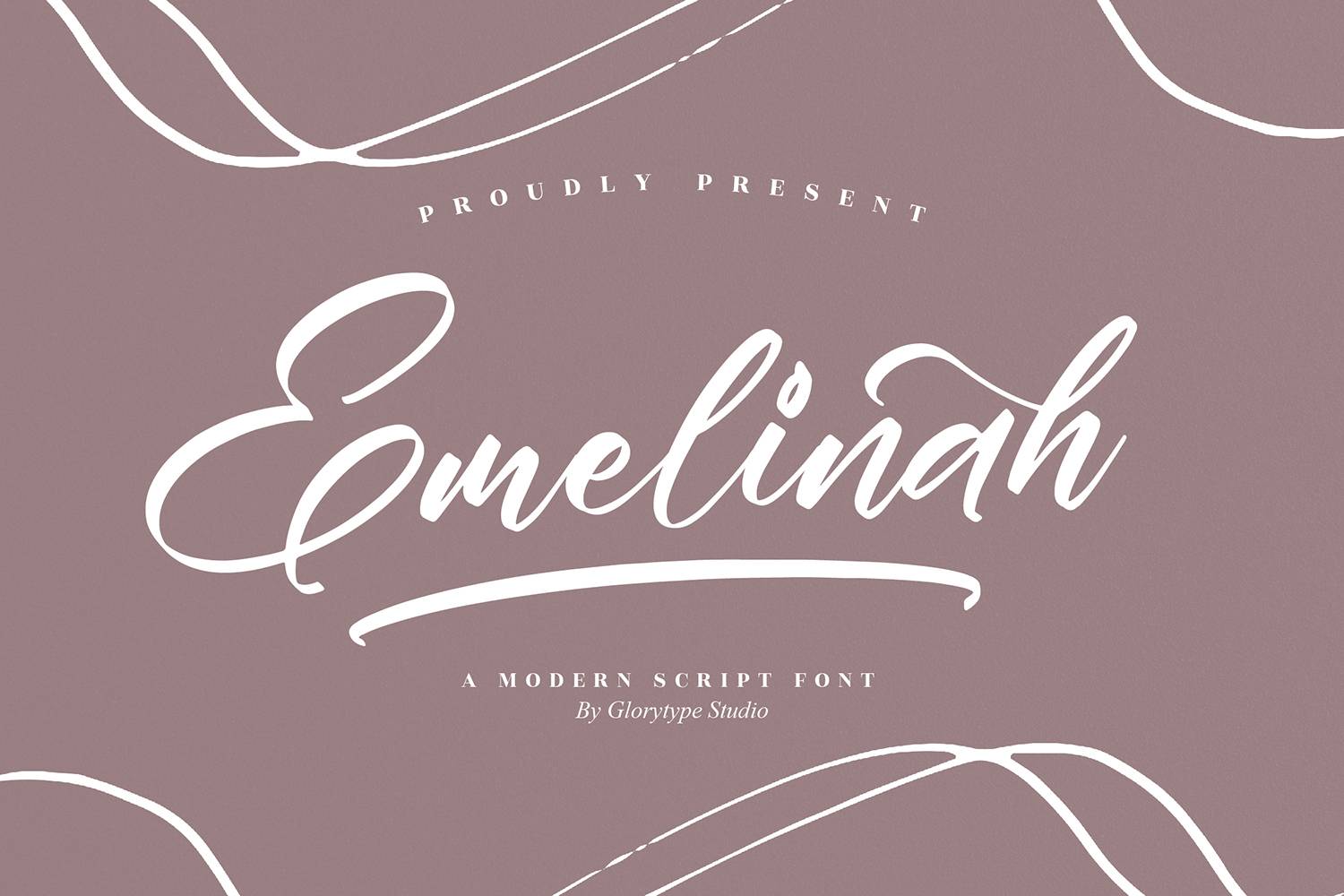 Emelinah Font sample