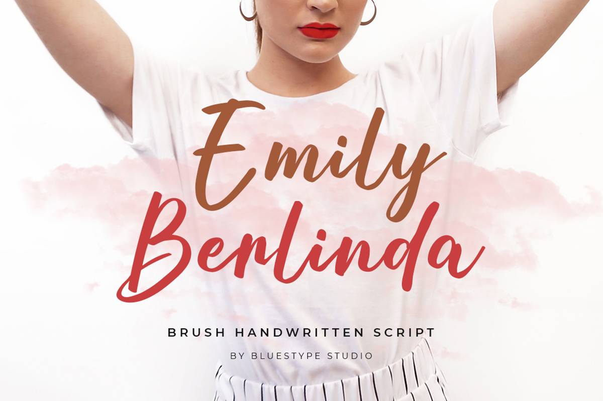 Emily Berlinda Font sample