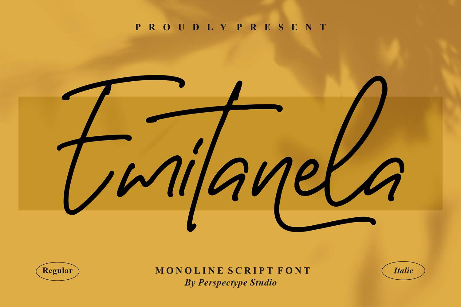 Emitanela Font sample