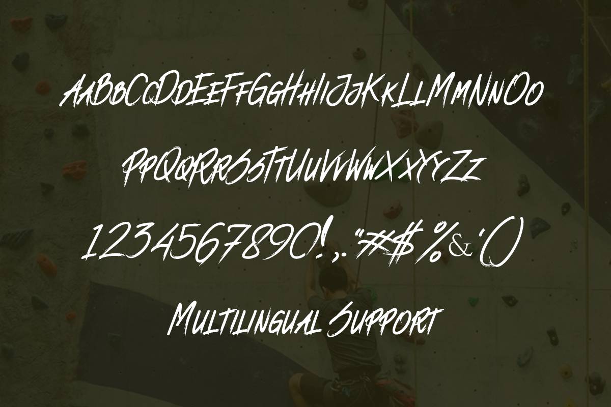 Enduros Font sample
