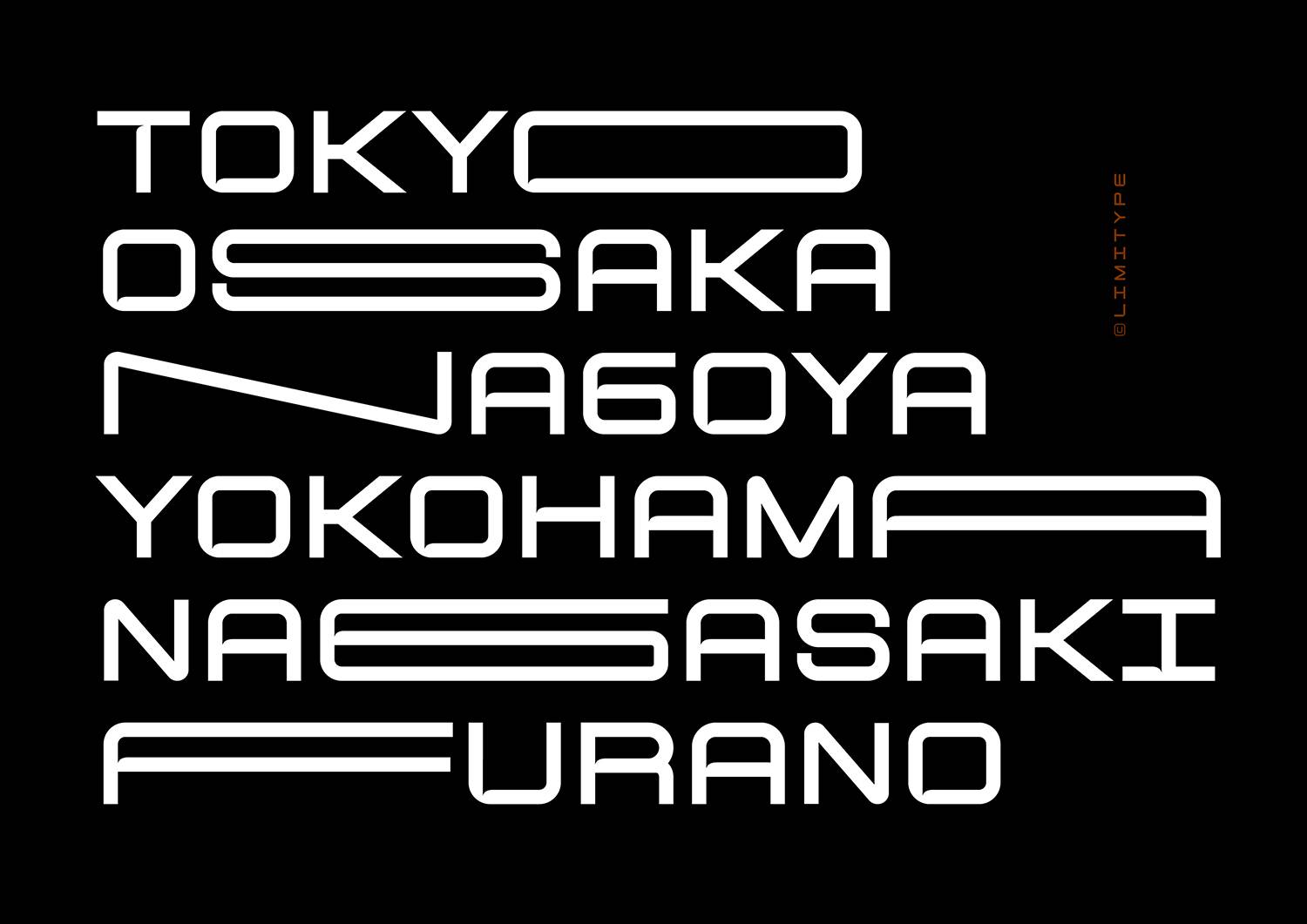 Enfonix Font sample