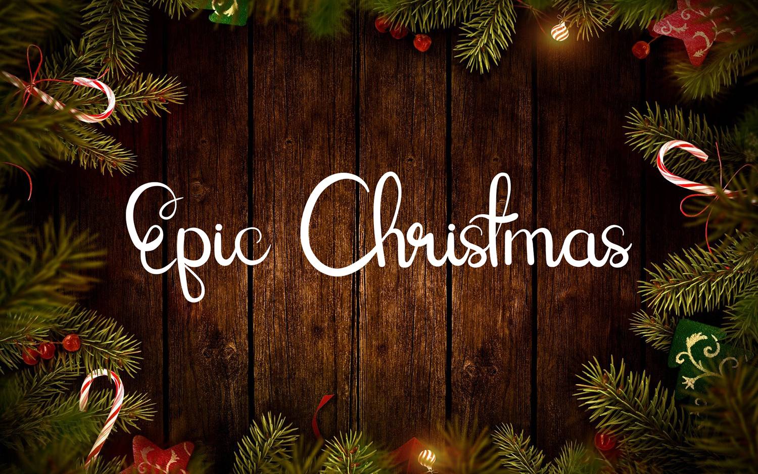Epic Christmas Font sample