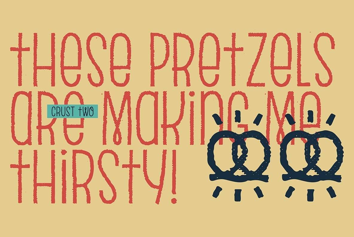 Escalope Typeface Family sample