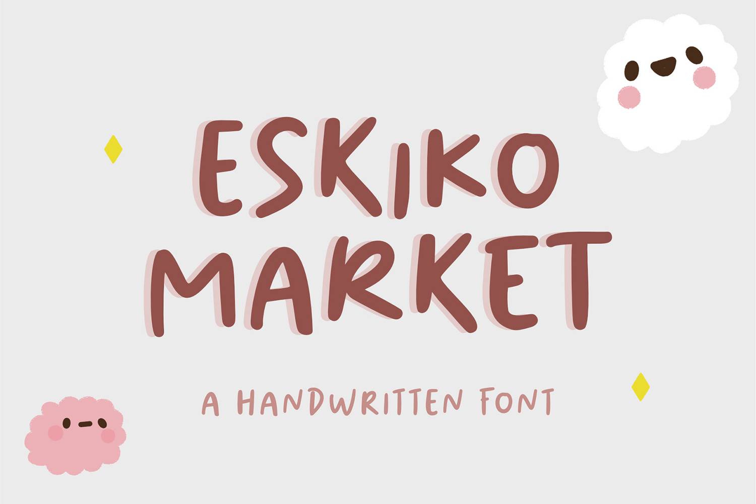 Eskiko Market Font sample