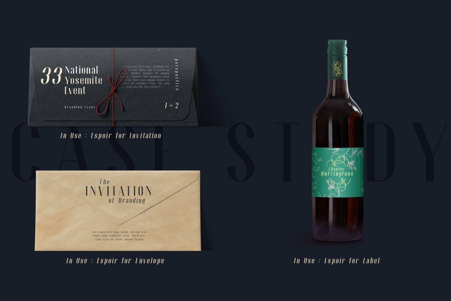 Espoir Font Family sample