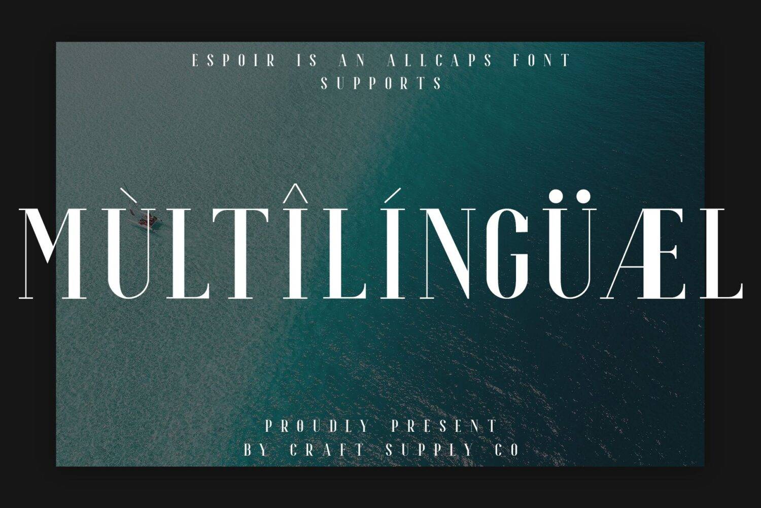 Espoir Serif Font sample