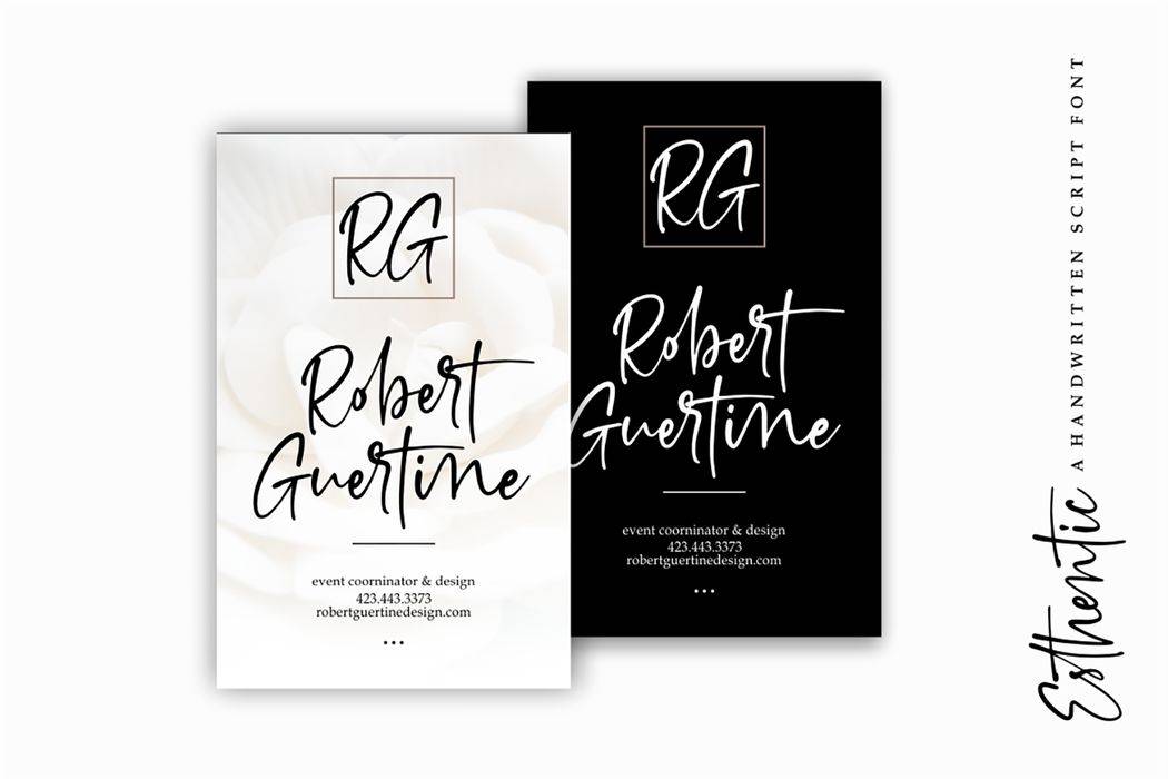 Esthentic Font sample