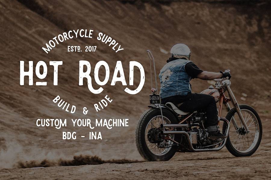 Eudora Vintage Display Font sample