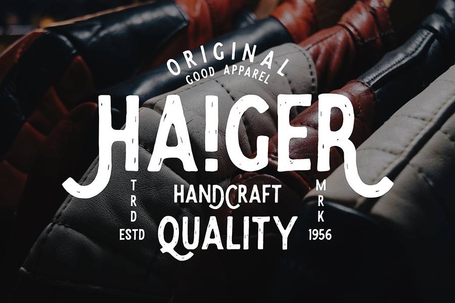 Eudora Vintage Display Font sample