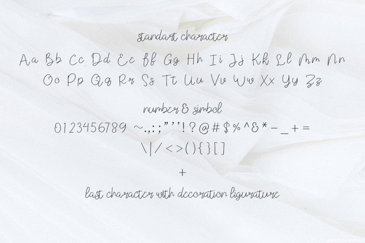 Euis Sayang Font sample