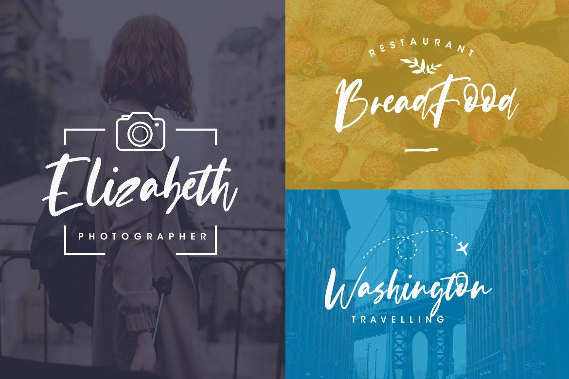 Evangeline Modern Font sample