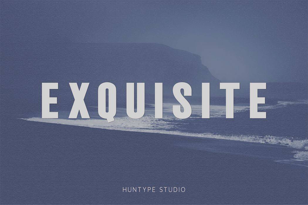 Exquisite Font sample