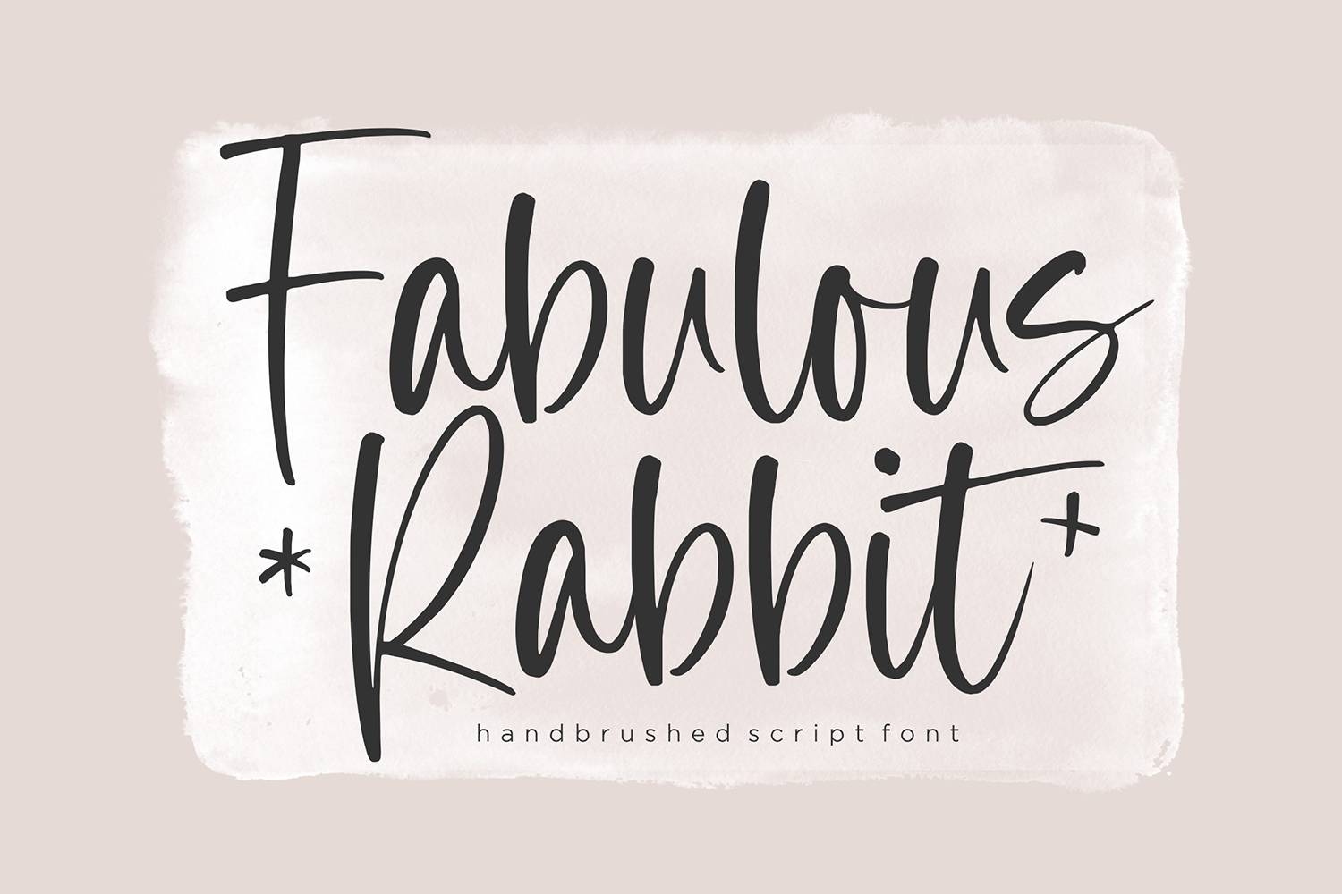 Fabulous Rabbit Font sample