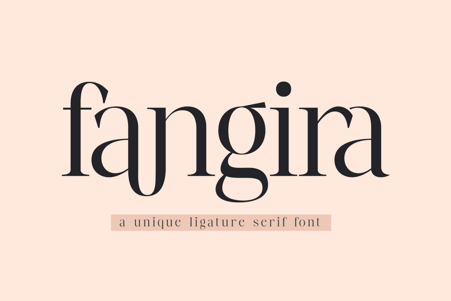 Fangira Font sample