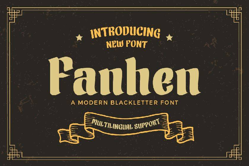 Fanhen Font sample