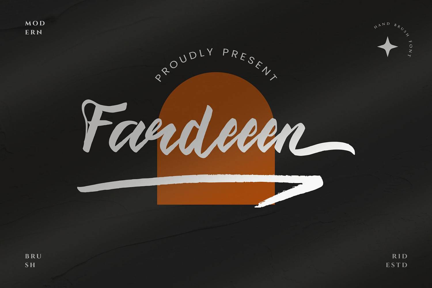 Fardeeen Font sample