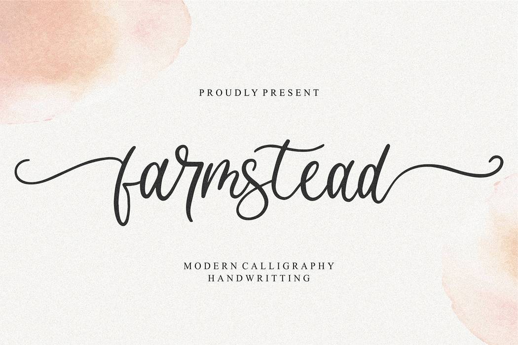 Farmstead Font sample