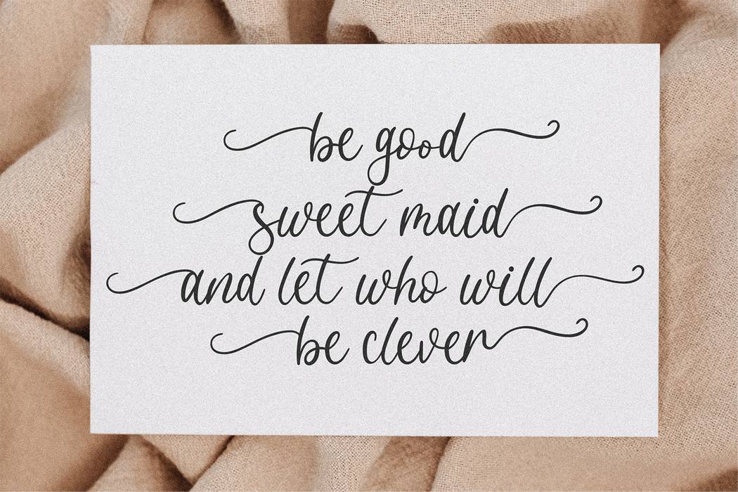 Farmstead Font sample